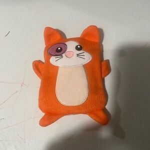 Orange fox warmer bag plush